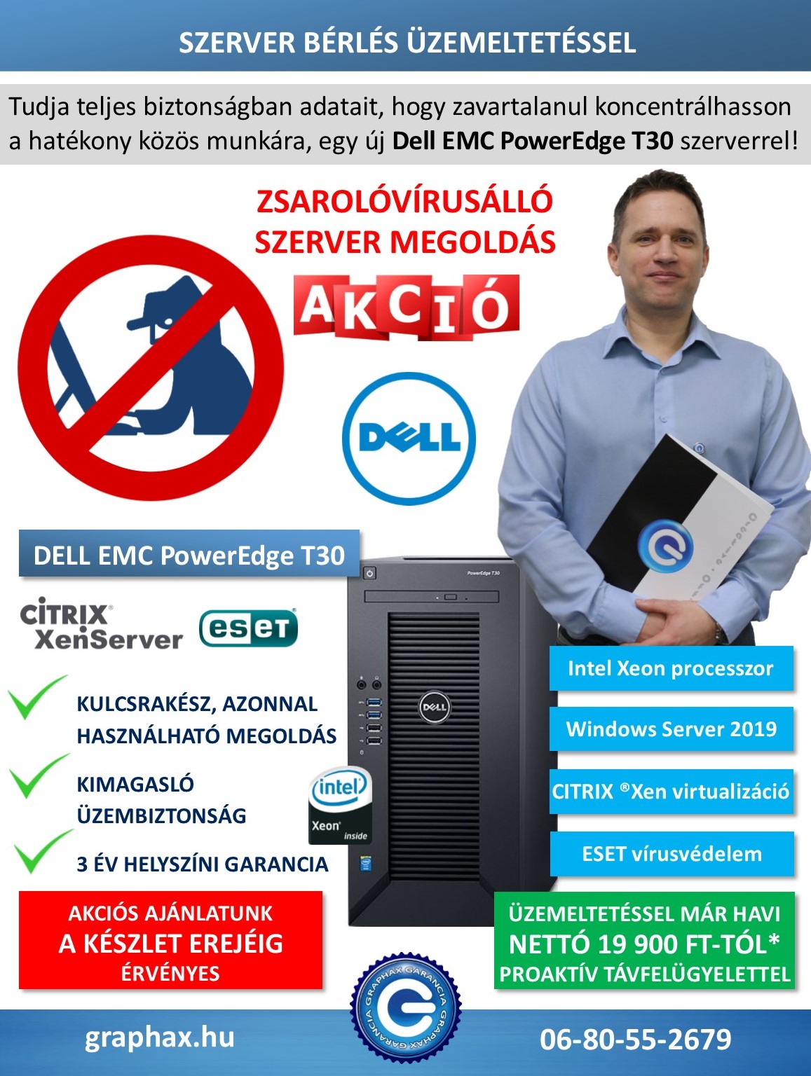 zsarolóvírus ellen szerver megoldás informatikai biztonság